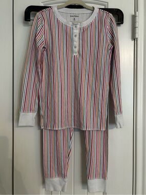 ROLLER RABBIT Party Striped Pajama set. Size 6.